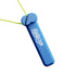 Blue ZipString STEM toy handheld string launcher on white background