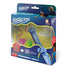 Blue ZipString STEM toy starter pack with handheld string launcher and three colourful strings in pink, orange and green retail packaging Adventure Awaits