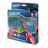 Red ZipString STEM toy starter pack with handheld string launcher and three colourful strings in pink, orange and green retail packaging Adventure Awaits