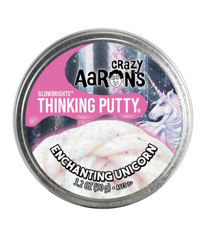 Crazy Aaron's Thinking Putty | 4" Tin | Glowbrights