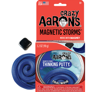 Crazy Aaron's Thinking Putty | 4" Tin | Magnetic Storms