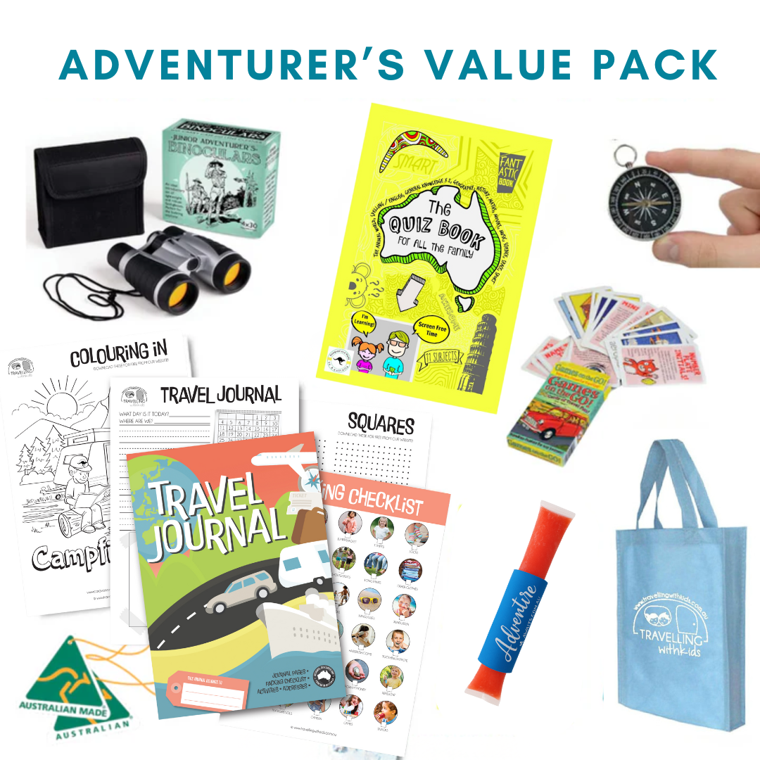 Adventurer's Value Pack | Kids Travel Journal, Quiz Book & MORE...