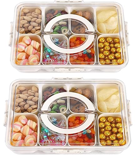 Pizzazz | Rectangular 7 Compartment Grazing Box