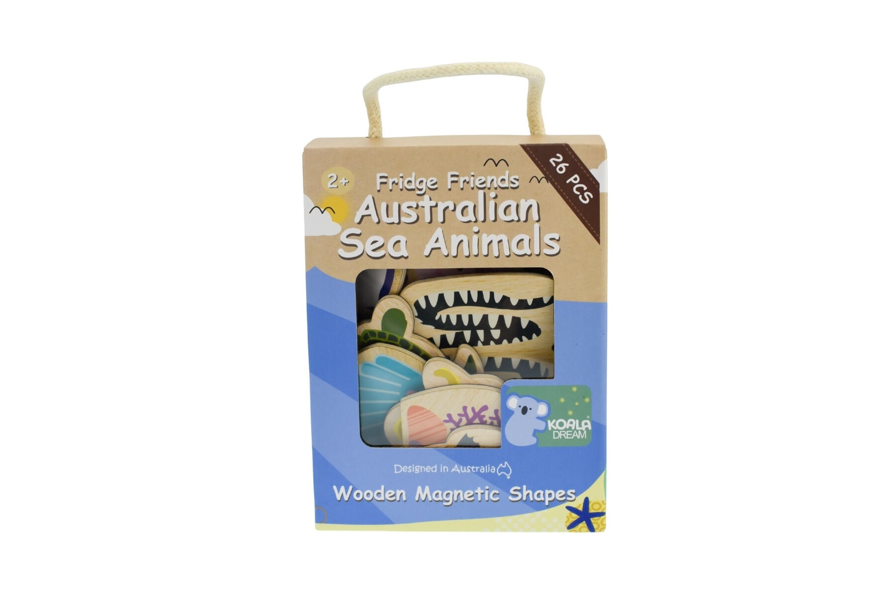 PRE ORDER Fridge Friends Wooden Magnets | Australian Sea Animals 25 pcs