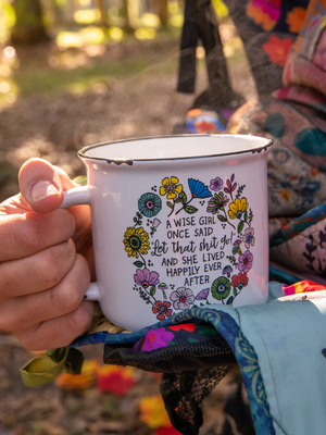 A Wise Girl | Camp Mug by Natural Life 386