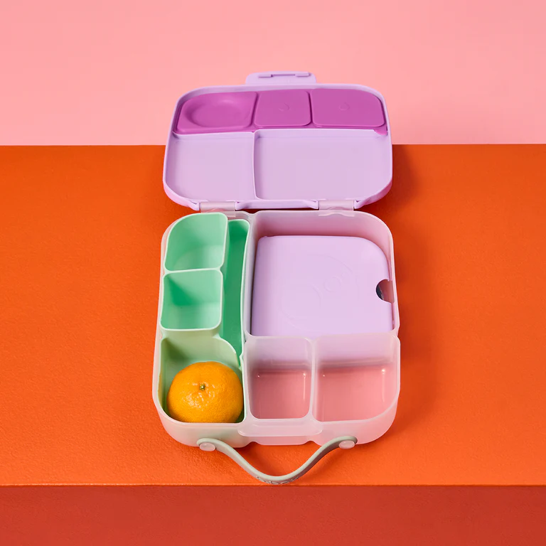 B.box for kids silicone bento tray forest