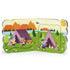 Children camping beside colourful tents in a countryside scene from Babies Love Camping, Adventure Awaits