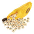bananagrams game with letters spilling out of case