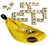 bananagrams letters in play and alongside opened case