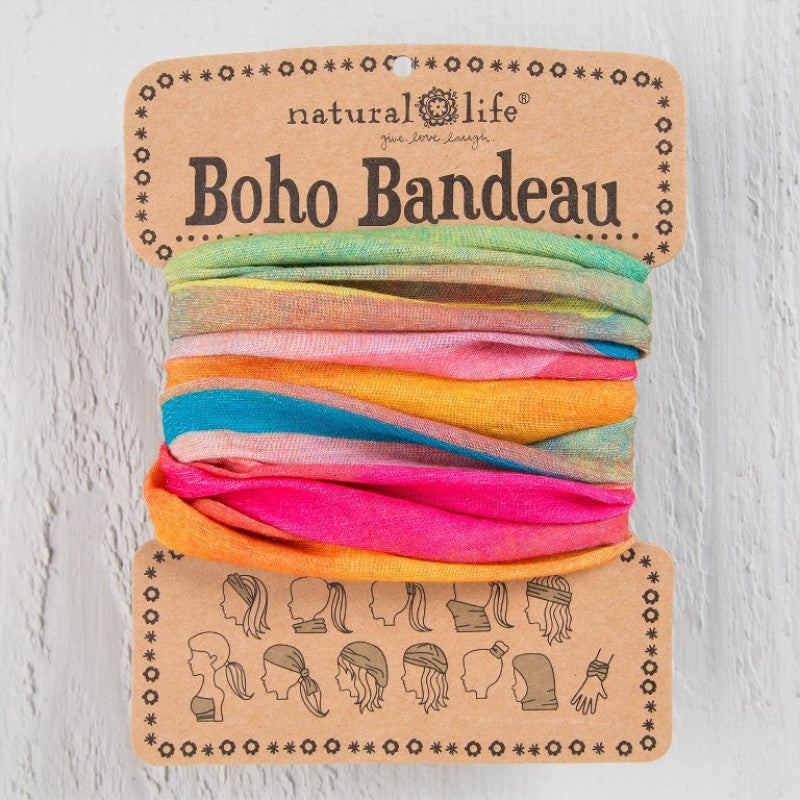 Boho Bandeau Headband | Natural Life | Multi-Way Hair & Neck Wrap