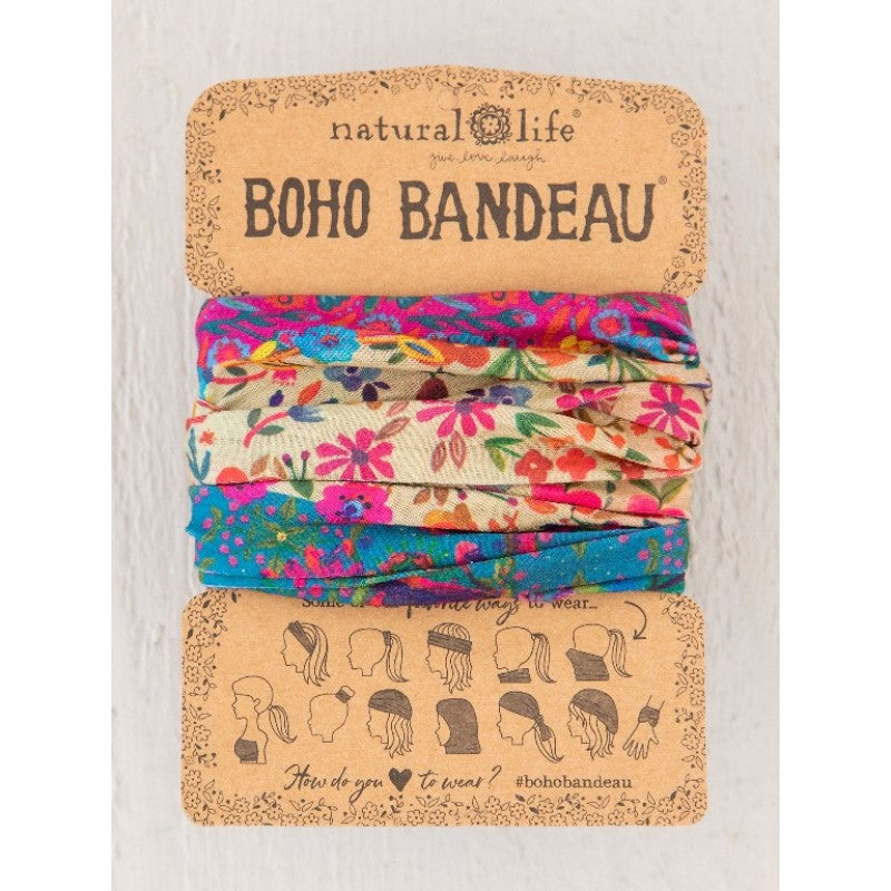 Boho Bandeau Headband | Natural Life | Multi-Way Hair & Neck Wrap