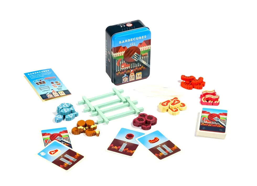 Barbecubes Game in a Tin | Dexterity Party Game