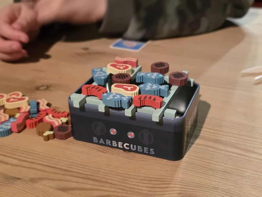 Barbecubes Game in a Tin | Dexterity Party Game