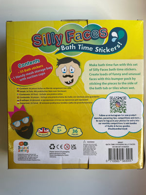 15% OFF Bath Time Stickers by Buddy & Barney | Silly Faces