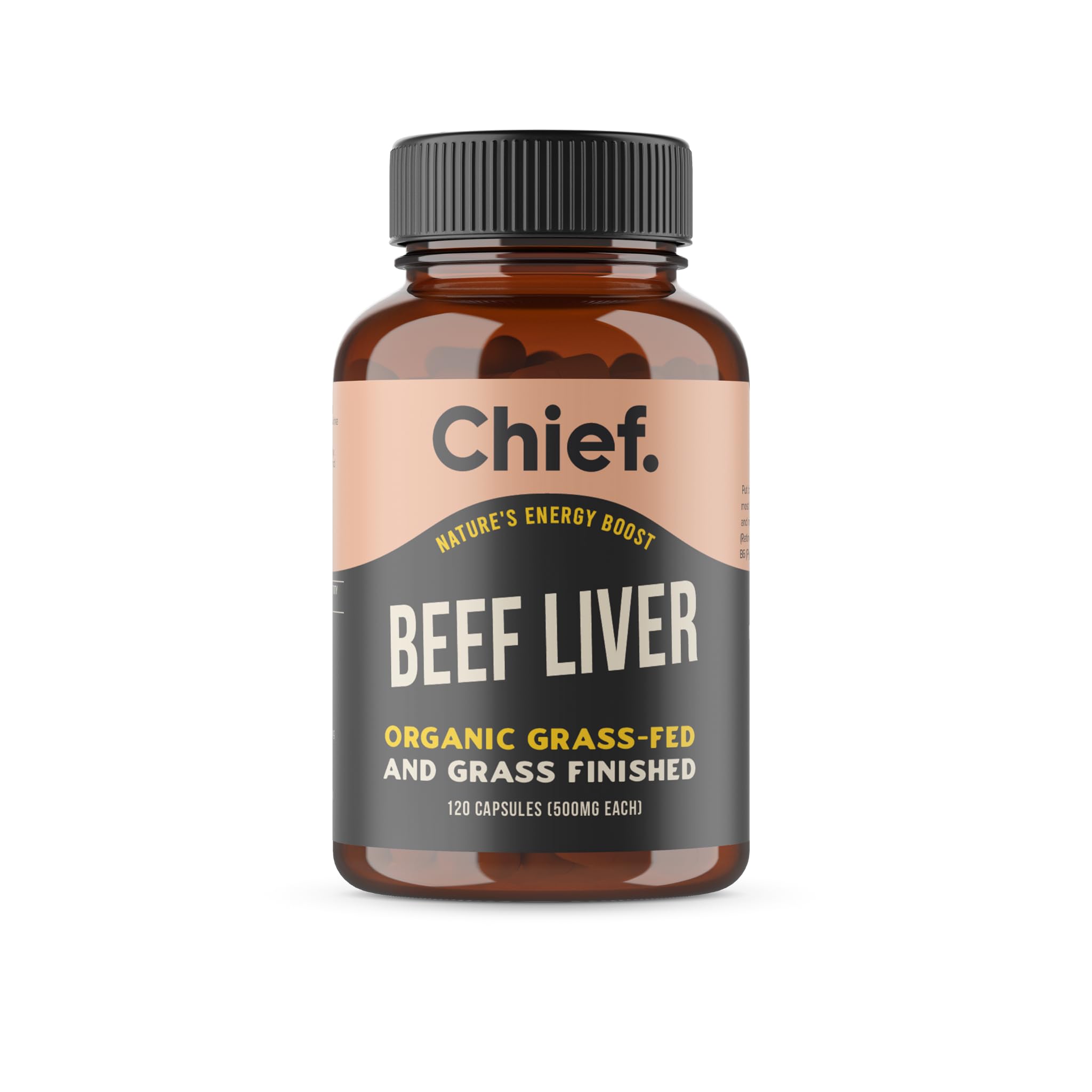 Chief Nutrition | Beef Liver Energy Boost 120 Capsules