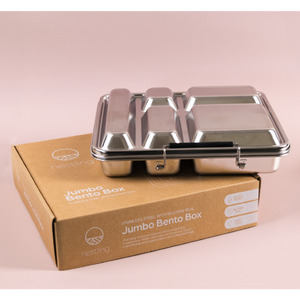 PRE ORDER Nestling Stainless Steel JUMBO Bento Box | Leakproof
