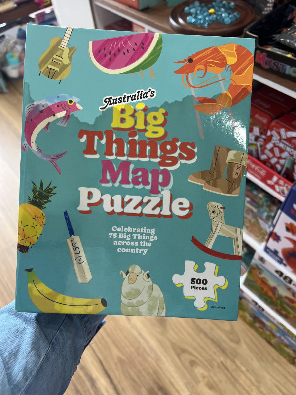 Australia's Big Things Map Puzzle 500 pieces