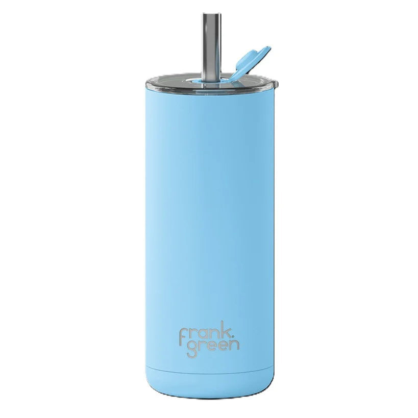 big chill reusable sky blue cup on white background