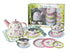 Tin Tea Set | Bird Design 15 Piece