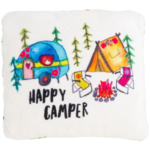 Happy Camper Blanket/Pillow by Natural  Life