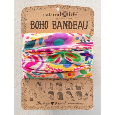 Boho Bandeau Headband | Natural Life | Multi-Way Hair & Neck Wrap