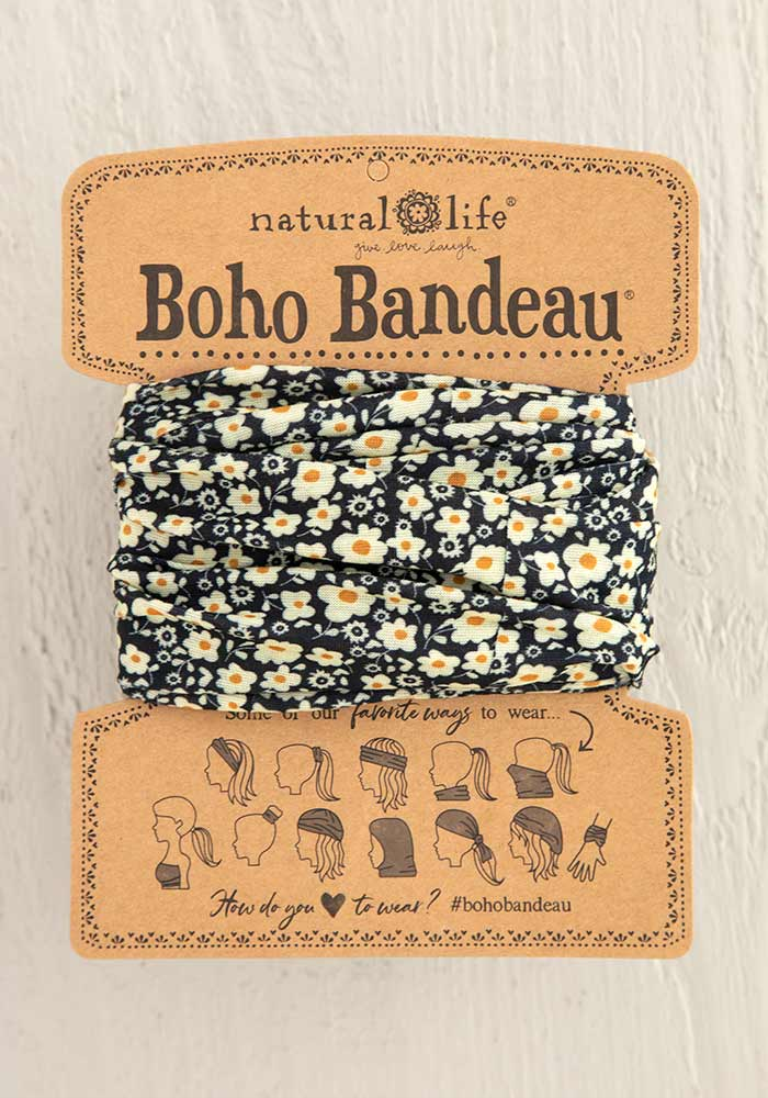 Boho Bandeau Headband | Natural Life | Multi-Way Hair & Neck Wrap