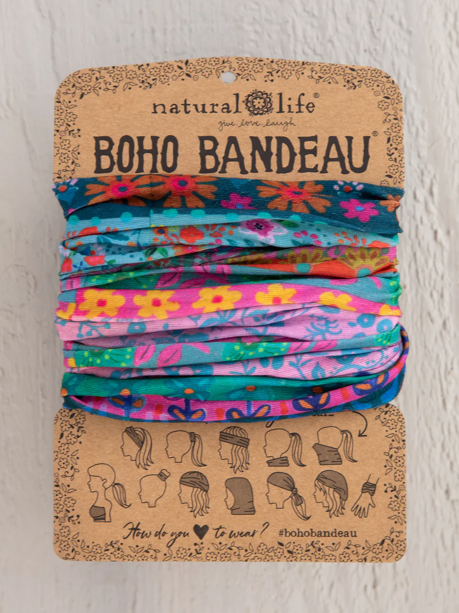 Boho Bandeau Headband | Natural Life | Multi-Way Hair & Neck Wrap