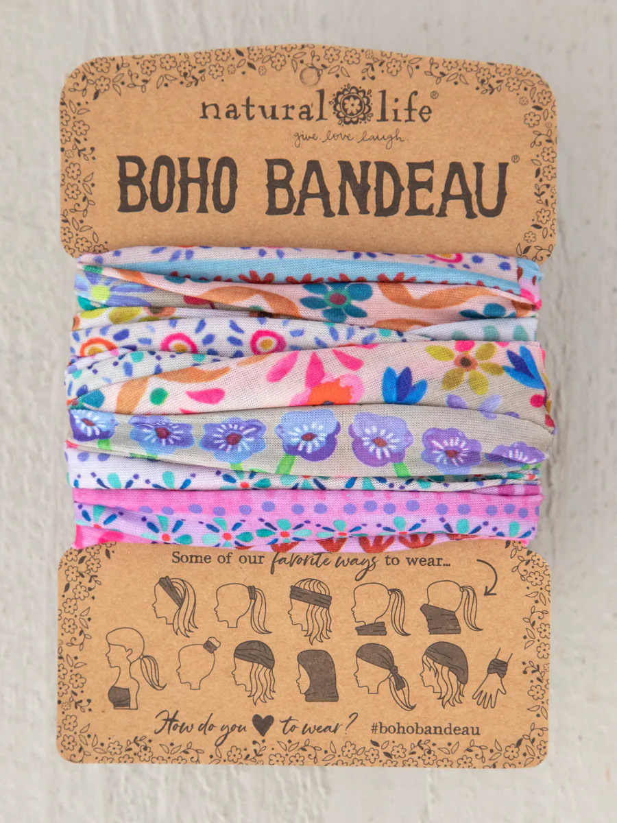 Boho Bandeau Headband | Natural Life | Multi-Way Hair & Neck Wrap