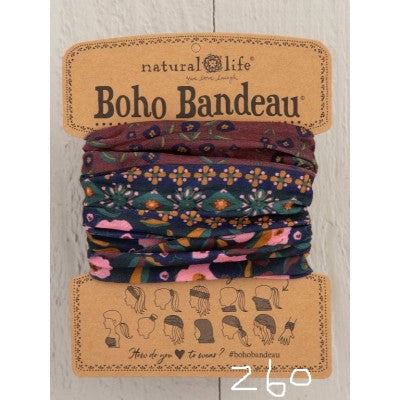 Boho Bandeau Headband | Natural Life | Multi-Way Hair & Neck Wrap