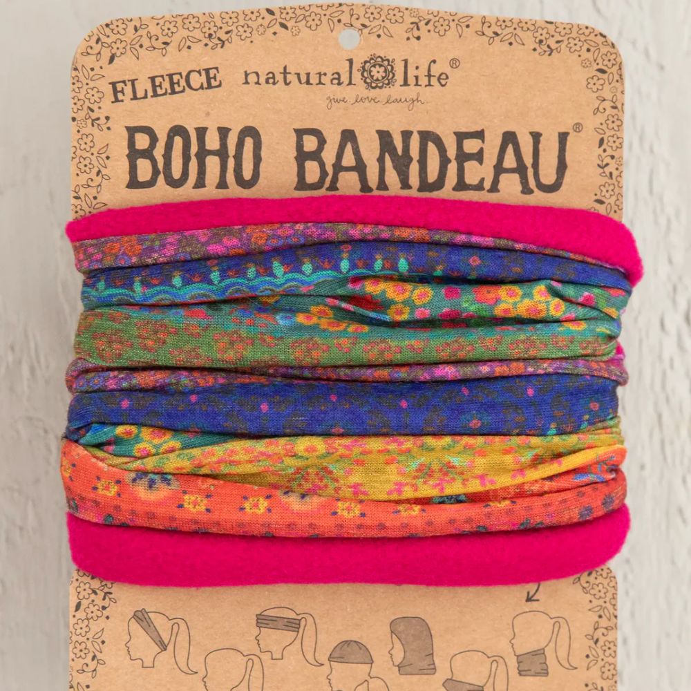 Boho Bandeau Headband | Natural Life | Multi-Way Hair & Neck Wrap