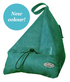 Viridian Green The Book Seat hands-free book holder with front pocket and new colour badge — Adventure Awaits