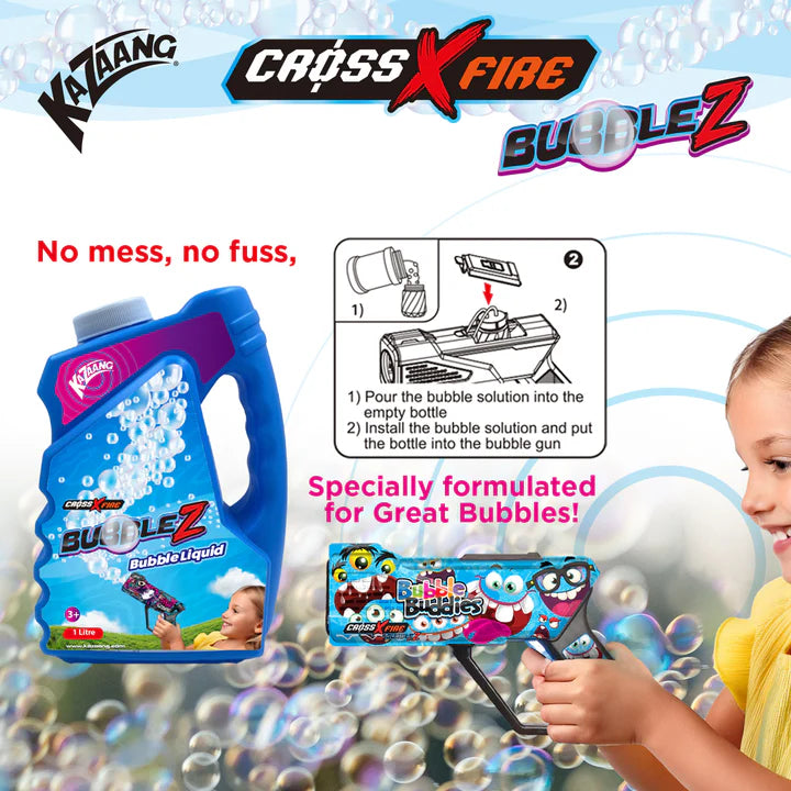 BubbleZ Bubble Liquid 1 litre by Kazaang