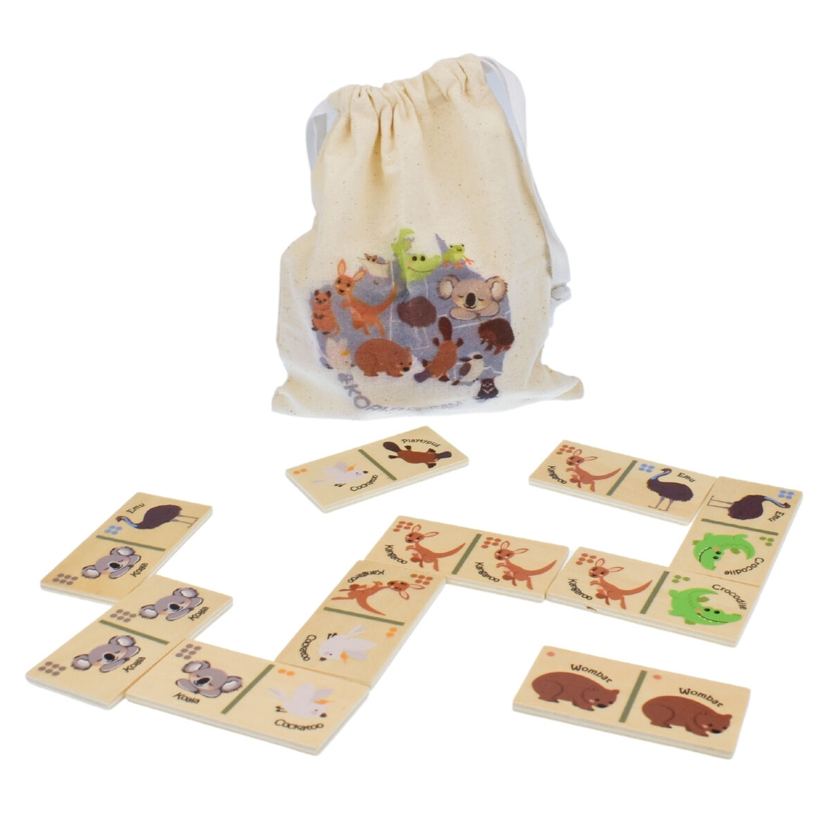 Bush Buddies Dominoes Game by Koala Dream