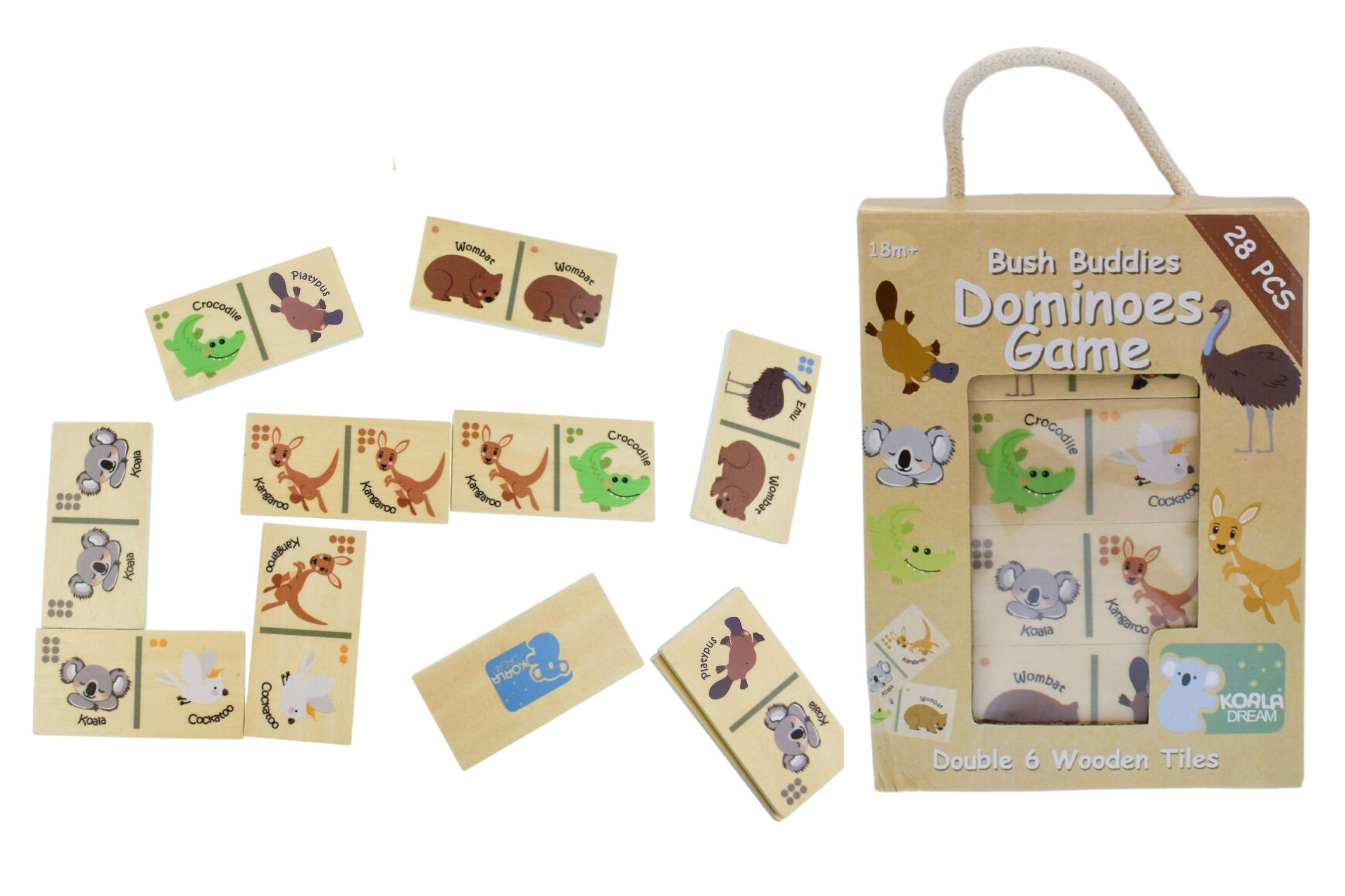 Bush Buddies Dominoes Game by Koala Dream