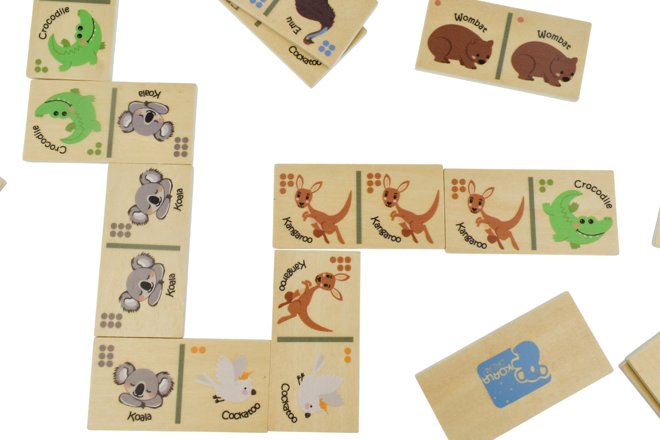 Bush Buddies Dominoes Game by Koala Dream
