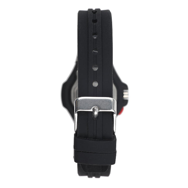 back of cactus mentor watch showing fastening on white background