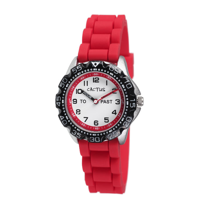 red cactus supreme watch on white background