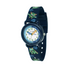cactus time keeper watch in navy monsters on white background