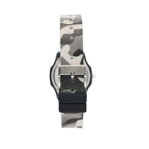 Children's watch with camouflage band