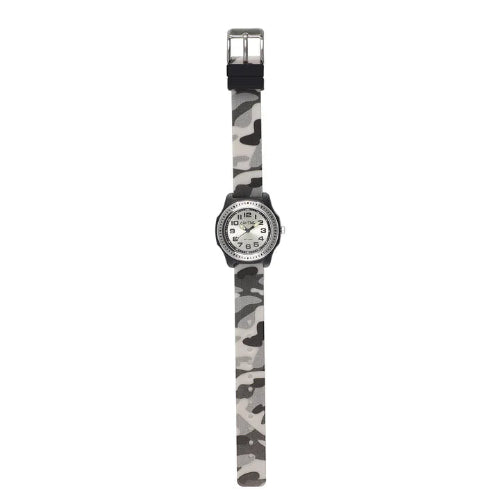 Children's watch with camouflage band