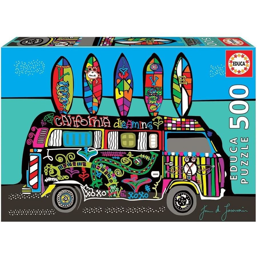 California dreaming 500 piece puzzle in box
