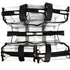 Campaq clear black storage bag folded flat with branded zips and sturdy carry handles — Adventure Awaits
