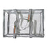 Campaq clear grey storage bag laid flat with reinforced handles for caravan storage — Adventure Awaits