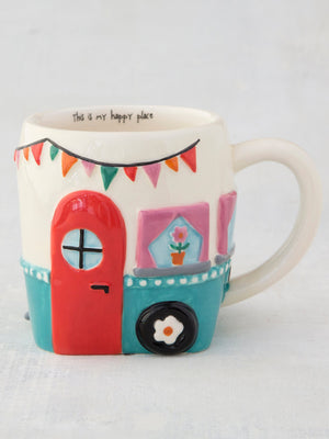 Hazel The Camper | Folk Art Coffee Mug by Natural Life 076