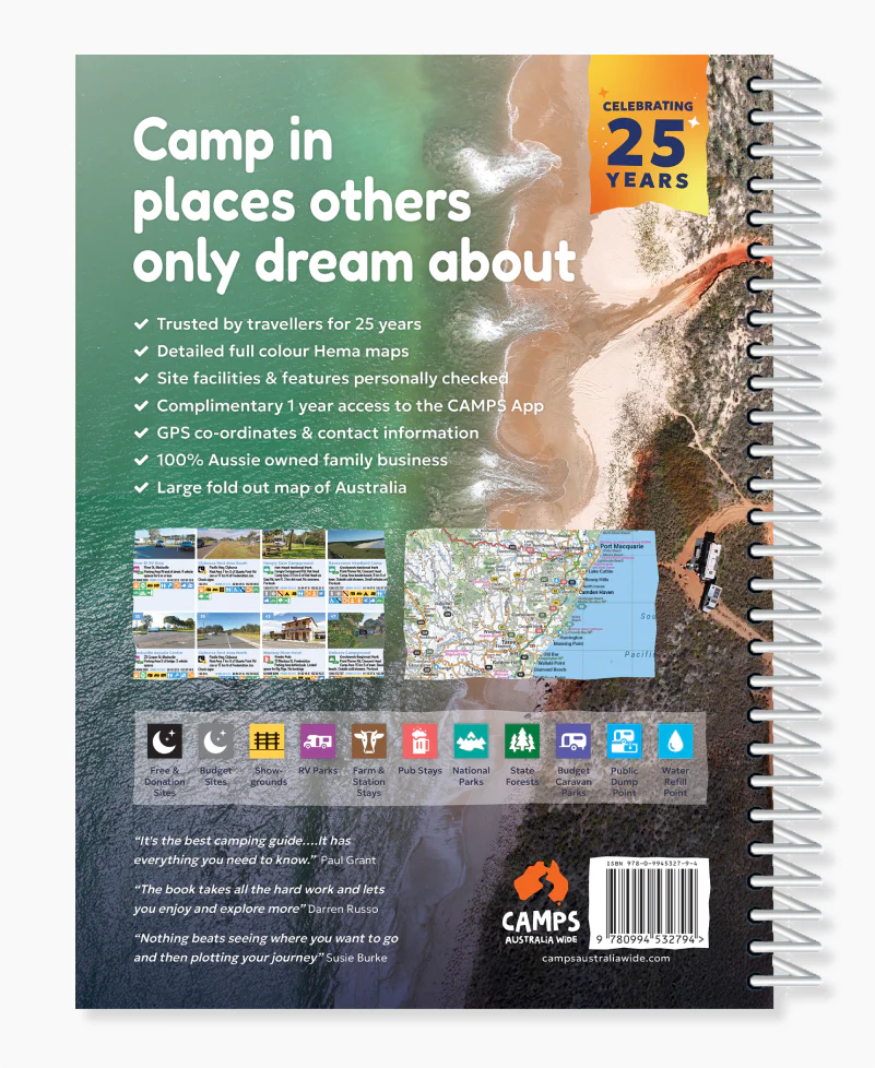 PRE ORDER Camps 13 Camping Guide | B4 Size Easy to Read