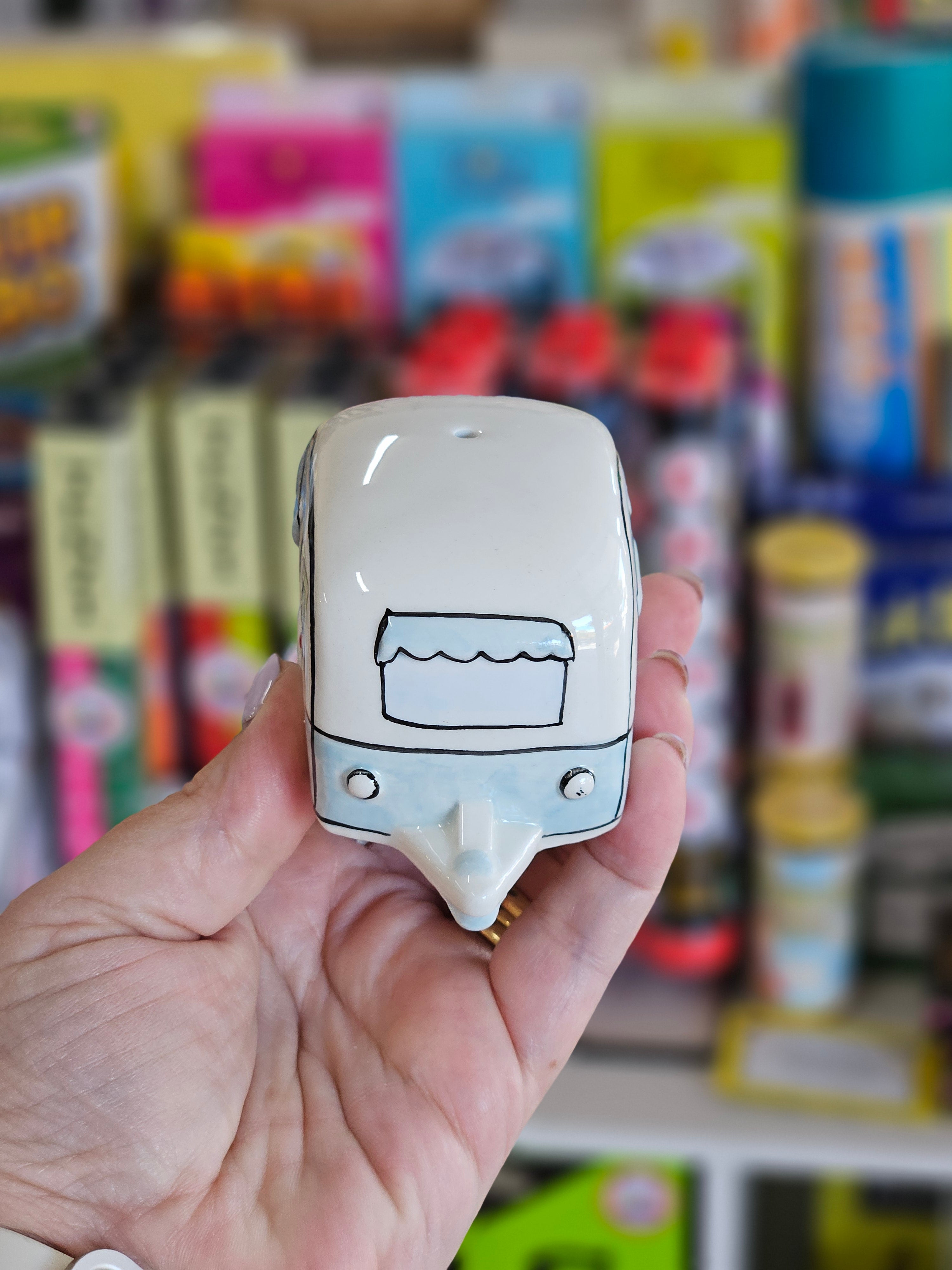Caravan Salt And Pepper Set | Pink & Blue