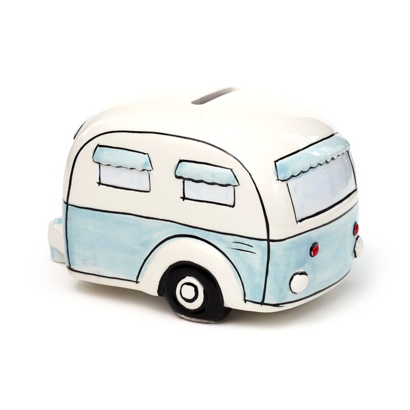Ceramic Caravan Money Box | Home Is Where You Park It