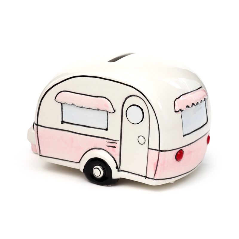 Ceramic Caravan Money Box | Home Is Where You Park It