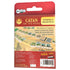 Back of CATAN On the Road card game box with gameplay layout, contents and age 10+ details, Adventure Awaits