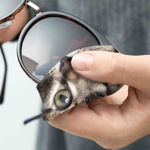 Microfiber Glasses Cloth | Cat or Pug